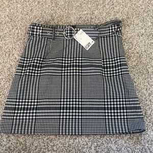 Plaid black and white shirt H&M